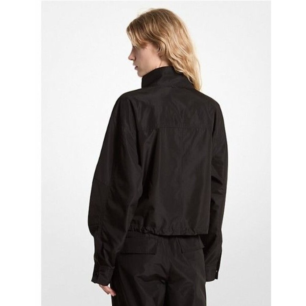 NWT $295 retail Michael Kors Women's Jacket Anorak Rain - Black-Medium - Picture 6 of 7